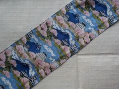 ☆ふんどし☆富士と城と桜柄プリントの１８ｃｍ巾六尺褌２８０ｃｍ「褌工房さっぽろ」