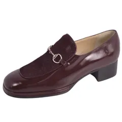 未使用 Vintage グッチ GUCCI ローファー モカシン ホースビット