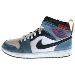 NIKE (ナイキ) ×FACETASM AIR JORDAN 1 MID SE FRLS APLA ファッセタズム エアジョーダン1 フィアレス ミッドカットスニーカー ブルー/ホワイト US10/28cm CU2802-100