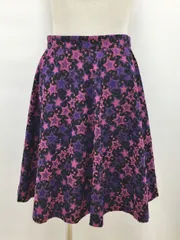 ドーリーガール バイ アナ スイ DOLLY GIRL BY ANNA SUI スカート 1 総刺繍 星 未使用 2510WR084