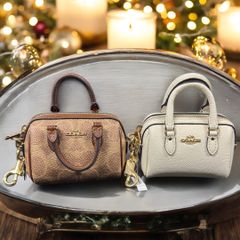 COACH コーチ ミニ ローアン サッチェル バッグ チャーム アメリカ正規店購入 新品未使用
