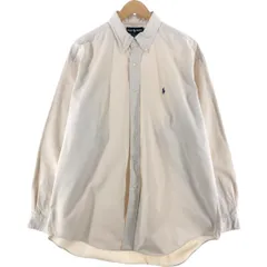 古着 ラルフローレン Ralph Lauren BLAKE 長袖 ボタンダウン コットンチノシャツ メンズXL相当/eaa527806