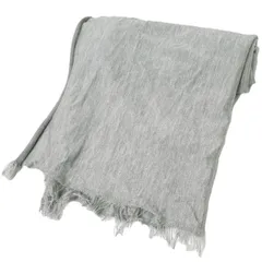 JIL SANDER ジルサンダー イタリア製 12AW RAF SIMONS期 カシミヤ大判フリンジストール 20122M00373 GRAY ラフシモンズ マフラー g20549のサムネイル