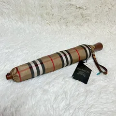 新品未使用タグ付き✨バーバリーズ バーバリー 折り畳み傘 雨傘 ノバチェック ベージュ ★お値段交渉を受け付けます。