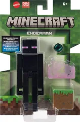 Mattel マインクラフト アクションフィギュア & アクセサリー エンダーマン付き 3.25インチスケール コレクション用おもちゃセット 