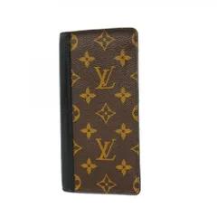 ルイ・ヴィトン(Louis Vuitton) ルイ・ヴィトン 長財布 モノグラム・マカサー ポルトフォイユタノン M93800 ブラウン ノワールメンズのサムネイル