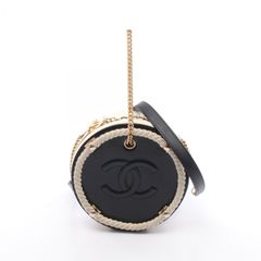 CHANEL シャネル ココマーク マトラッセ スモール ラウンド  ショルダーバッグ