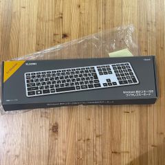 【管理番号245】ELSONIC 日本語 Bluetooth ワイヤレスキーボード EP-BTKBF10 Windows用 テンキー付