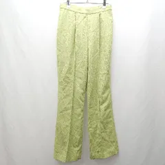 ◇ ⊂ snidel スナイデル ストレートパンツ サイズ1 ライトグリーン系 レディース E  【1504240025858】