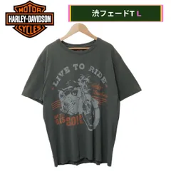 ハーレーダビッドソン Tシャツ Lサイズ グレー カーキ 00s 2011年製 Brauado ブラバド Harley-Davidson イタリア ITALIA バイク Y2K ストリート ヴィンテージ アメカジ フェード 雰囲気系 古着 B913