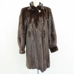 YUKI BELLEFEMME × SAGA MINK 毛皮 コート ミンク リアルファー デザインボタン [w945005]