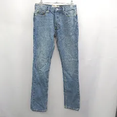 ◇ Θ TOPMAN トップマン ストレートジーンズ サイズS ライトブルー系 メンズ E  【1506300027345】のサムネイル