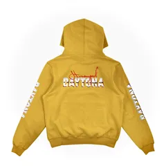 STAMPD スタンプド DAYTONA デイトナ モータースポーツ ロゴ スリーブ&バックプリント オーバーサイズ フーディ プルオーバー パーカー スモーク スモーキー イエロー Sサイズ アメリカ ロサンゼルス ラグジュアリー ハイストリート ブランドのサムネイル