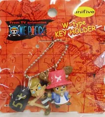 【中古】キーホルダー・マスコット(キャラクター) ウソップ＆チョッパー ダブルタイプキーホルダー パート5 「ワンピース」