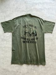 90's SCREEN STARS "Marines TV" T-shirt made in U.S.A.