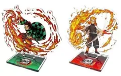 【中古】アクリルスタンド・アクリルパネル 竈門炭治郎(ヒノカミ神楽)＆煉獄杏寿郎 アクリルスタンド2個セット 「PS4/PS5ソフト 鬼滅の刃 ヒノカミ血風譚」 アニメイト購入特典