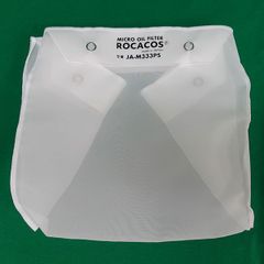 【ミクロオイルフィルターROCACOS®　中型フィルター】安心の日本製油こしフィルター！揚げカス99.93％除去！廃油を削減できて大幅コストカット！耐熱200℃・安全のPET素材！繰り返し約1000回使えてお手入れもカンタン！