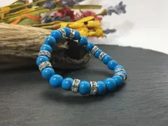 パワーストーン ブレスレット ターコイズ  #1（シルバー）レディース 女性  数珠ブレス 開運 プレゼント ギフト [20]