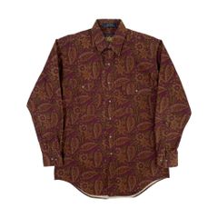 スタンリーブラッカー ペイズリー 厚手長袖シャツ LARGE マルチカラー 