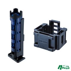 [メイホウ(MEIHO)　明邦] ロッドスタンド BM-300 Light+マルチホルダーBM-30【お得な2点セット】 クリアブルー×ブラック 