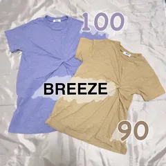 【BREEZE】ブリーズ 姉妹おそろい＊Tシャツ しぼり ワンピース＊90㎝ 100㎝