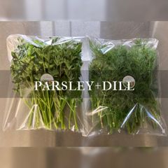 富山県産 イタリアンパセリ＆ディル 各100g