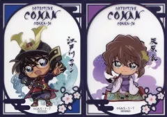 【中古】キャラカード 江戸川コナン/灰原哀(戦国柄) トレーディングフィルム2枚組 「名探偵コナン 大阪城本陣 SPECIAL SHOP2024」 イベント限定ノベルティ