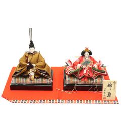 美品】特製 京都華英作 極上金彩 三五親王御ひな人形 - メルカリ