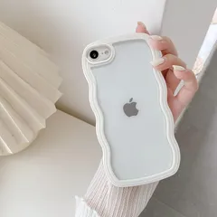 QLTYPRI iPhone 7ケース iPhone 8ケース クリア TPUカバー おしゃれ 韓国 可愛い 透明 薄型 軽量 耐衝撃 スマホケース ワイヤレス充電対応 ストラップホール付き アイフォン 7/8 ケース 4.7インチ 対応 - ホワイト 0