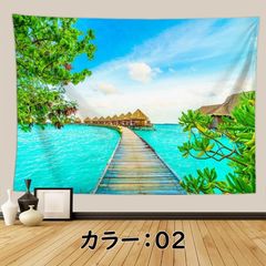 タペストリー 大判 和風 海 おしゃれ 北欧 インテリア 雑貨 壁掛け 絵 布 壁 飾り オーダー 02