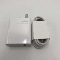 Xiaomi 純正 高速充電 67W ACアダプタ TypeCケーブル セット 【ア付×2】