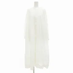 アーバンリサーチ ドアーズ URBAN RESEARCH DOORS タグ付き コットンボイルギャザーワンピース ペチコート付き マキシ ロング S ホワイト /UO