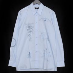 未使用 RAF SIMONS ARCHIVE 宗教期 Embroidery Shirt サイズ46