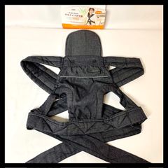 Buddy Buddy バディバディ　ラッキー工業（株）だっこ&おんぶ紐　デニム　ブラック