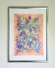 プリマの憂鬱 - 抽象画 キャンバス 33×24㎝ F4号 原画のみ 一点