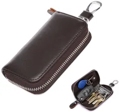 【人気商品】6連キーフック 車 大容量 PUレザー メンズ スマートキー キーケース レディース [fogman]