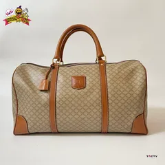 CELINE セリーヌ 大容量/旅行バック　M11マカダム柄 レトロ鞄 CEINE セリーヌボストンバッグ マカダム柄 大容量 旅行用 - メルカリ
