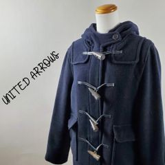 美品 ユナイテッドアローズ ダッフルコート ネイビー M レディース