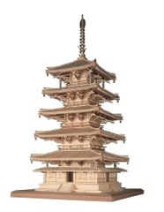 BK249 香風作 花梨製模型国宝 法隆寺五重塔 高79cm - メルカリ