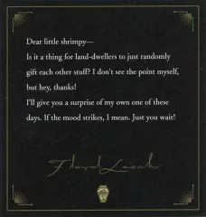 【中古】キャラカード [単品] フロイド・リーチ メッセージカード 「ディズニー ツイステッドワンダーランド バレンタインデーギフト2022」