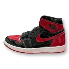 国内正規 NIKE AIR JORDAN 1 RETRO HIGH OG パテント ジョーダン1 ブレッド スニーカー 555088-063  28.5cm 38833A1