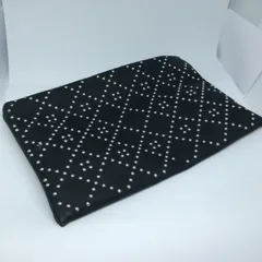 D147　Christian Dior　ブラック　ポーチ　ノベルティ　スタッズ　