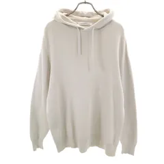 green label relaxing グリーンレーベルリラクシング 長袖 スウェットライク パーカー S グレージュ プルオーバー メンズ 古着