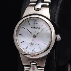 シチズン レグノ 電波ソーラー シェル文字盤 ラウンド レディース腕時計 OSW 2000000 NSK