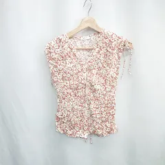 ◇ ⊂Φ FRAY I.D フレイ アイディー 総柄 ノースリーブ ブラウス サイズ1 オレンジ レディース E  【1502200011521】