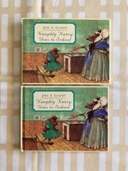 ◆しかけ絵本◆「Naughty Nancy goes to school」ねずみ　鼠　ネズミ　いたずらっ子　海岸　遠足　ビンテージ絵本　字のない絵本
