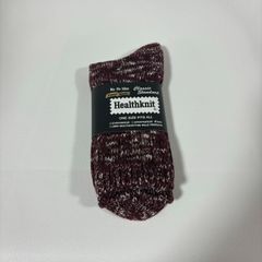 ヘルスニット　ソックス　靴下 Healthknit  SOCKS　日本製　新品　ブラウン