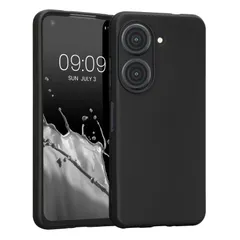 【新着商品】/ Zenfone Zenfone 9 10 Case - Case Soft Slim ASUS Protective TPU with Silicone Cover Compatible - Black kwmobile Matte