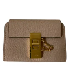Chloe クロエ drew ドリュー コンパクトウォレット 二つ折り　財布 Chloe クロエ 2つ折り財布 小銭入れ付き/DREW ドリュー