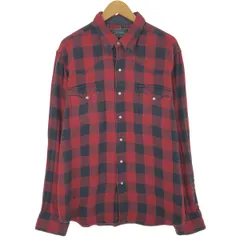 古着 ラルフローレン Ralph Lauren POLO COUNTRY ポロカントリー バッファローチェック 長袖 ウエスタンネルチェックシャツ/eaa476721